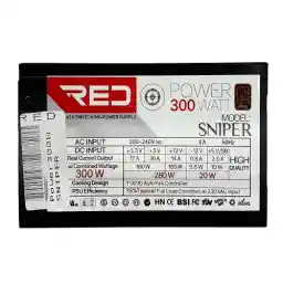 منبع تغذیه کامپیوتر RED مدلSNIPER 300w RED SNIPER 300w power