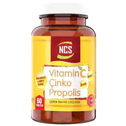 Ncs Vitamin C Çinko Propolis 60 Tablet Vitamin D Quercetin Resveratrol