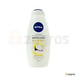 شامپو بدن نیوآ مدل Welcome Sunshine حاوی روغن بادام و رایحه نارگیل 750 میل