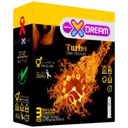کاندوم ایکس دریم مدل Turbo بسته سه عددی
