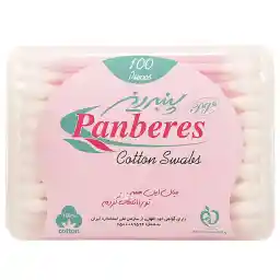 گوش پاک کن پنبه ریز مکعبی 100 عددی