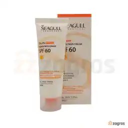 کرم ضد آفتاب سی گل SPF60 بی رنگ مناسب انواع پوست 50 میل