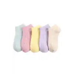 جوراب سیاه آردن تابستانی بافت جوراب کوتاه رنگارنگ ست 5 جفت