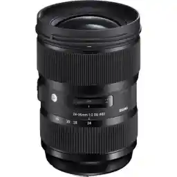 لنز سیگما دست دوم Sigma 24-35mm F2 DG HSM Art for Nikon(جعبه دارد)
