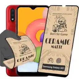 گلس سرامیکی مات نانو تمام صفحه سامسونگ Ceramic matte Film Samsung Galaxy A01