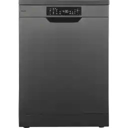 Inventum VVW6040AB - ماشین ظرفشویی - ایستاده - تنظیم 15 مکان - 8 برنامه - کشوی کارد و چنگال - سبد کارد و چنگال - استیل ضد زنگ مشکی