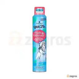 شامپو خشک حجم دهنده مو گات تو بی سری Fresh & Fabulous حجم 200 میل