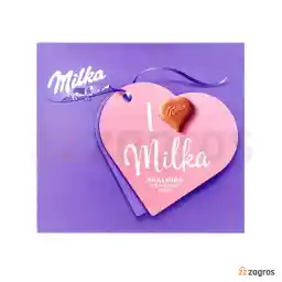 جعبه شکلات کادویی میلکا با کرم توت فرنگی وزن 110 گرم