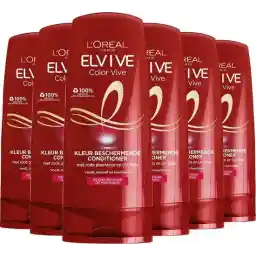 بسته ارزشی نرم کننده لورآل پاریس Elvive Color Vive - موهای رنگ شده - 6 x 200 میلی لیتر