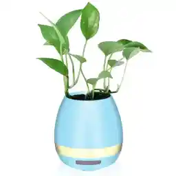 اسپیکر بلوتوث گلدانی آبی دیتاکی با قابلیت پیانو DataKey Bluetooth Speaker