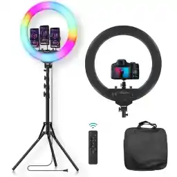 رینگ لایت KY-BK 448 RGB + سه پایه