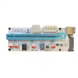 رایزر کارت گرافیک تبدیل پورت PCI 1X به 16X مدل 008s VER 008S riser kits PCI 1X To 16X