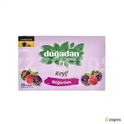 چای کیسه ای دوغادان Keyif با طعم توت سیاه بسته 20 عددی