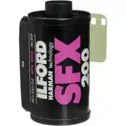 فیلم سیاه و سفید مادون قرمز ILFORD SFX 200 Infrared 135-36 Print Film