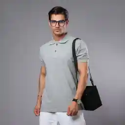 پولوشرت آستین کوتاه مردانه باینت مدل 370-15