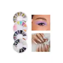 سنگ ناخن LA GAGGA، استفاده آسان، مجموعه 4 سنگ ناخن آرت ناخن