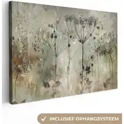 نقاشی روی بوم - گل های انتزاعی 120x80 - لوازم دکوراسیون اتاق - نقاشی های هنری اتاق نشیمن - دکوراسیون دیوار اتاق خواب - دکوراسیون دیوار آشپزخانه - پارچه دیواری داخلی - دکوراسیون خانه - وسایل هنری دیواری خانه