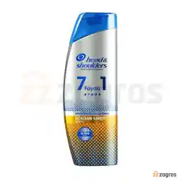 Kepek önleyici ve saç dökülmesini önleyici şampuan 7'si 1 Arada Kafein içeren Head and Omuzlar 360 ml