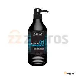 شامپو آگیوا مدل Intense Repair 01 حاوی کمپلکس کراتین مناسب انواع موها 500 میل