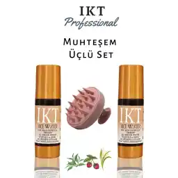 اسپری مراقبت از مو ICT میلی لیتر 2 عدد + شانه ماساژ مو