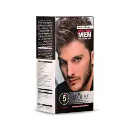 کیت رنگ موی مردانه آتوسا رویال - قهوه ای متوسط