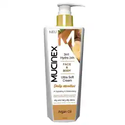 کرم مرطوب کننده صورت و بدن ماسینکس حاوی عصاره روغن آرگان حجم 200 میل