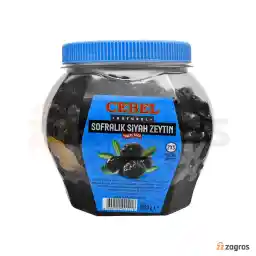 زیتون سیاه دانه متوسط جبل Cebel وزن 1000 گرم