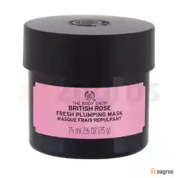 ماسک صورت حجم دهنده گل رز بریتیش بادی شاپ 75 میل