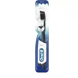 مسواک اورال-بی مدل charcoal با برس نرم