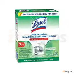 مایع پاک کننده ماشین لباسشویی آنتی باکتریال لایسول دو بسته 250 میلی