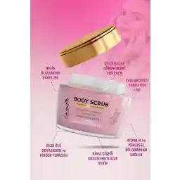 لایه بردار پوست مغذی، تصفیه کننده و مرطوب کننده بدن اسطوخودوس شکوفه گیلاس ژاپنی 250 میلی لیتر (هپی)