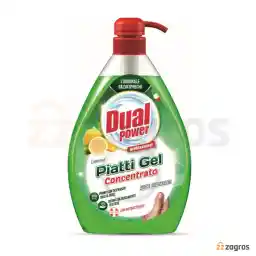 مایع ظرفشویی کنسانتره دوآل پاور Dual Power حاوی عصاره لیمو 1000 میل