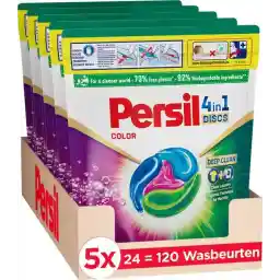 Persil Discs Color Doy - کپسول های شستشو - بسته ارزشی - 5 x 24 شستشو
