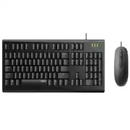کیبورد و ماوس رپو مدل X120 Pro Rapoo X120 Pro Keyboard & Mouse Combo BLACK