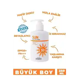 FOODAHOLIC Multi Sun 250ml حاوی آدنوزین ضد لک غیر چسبنده ضد لک Spf50 Pa Uva/uvb ضد آفتاب