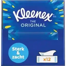 دستمال کاغذی Kleenex - The Original - بسته ارزشی - 12 x 72 عدد = 864 دستمال کاغذی