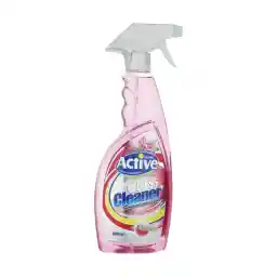 شیشه پاککن ضدبخار صورتی اکتیو حجم 500 میلی لیتر