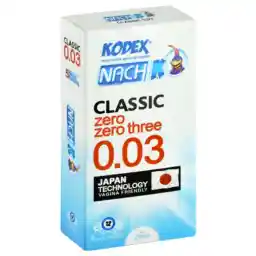 کاندوم فوق العاده نازک کدکس مدل 30 میکرون بسته 10 عددی