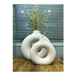 گلدان حلقه ای TEMA HOME ست دوتایی بزرگ و کوچک