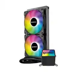 خنک کننده مایع پردازنده ریدمکس TORNADO LC240 ARGB RAIDMAX TORNADO LC240 240mm ARGB CPU Liquid Cooler
