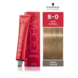 ایگورا رویال نچرال تونز 8-0 رنگ موی مایل به قرمز 60 میلی لیتر