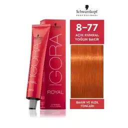 رنگ مو ایگورا رویال 8-77 لایت آبرن اینتنس مسی 60 میلی لیتر