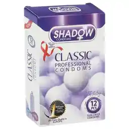 کاندوم شفاف شادو مدل Classic بسته 12 عددی