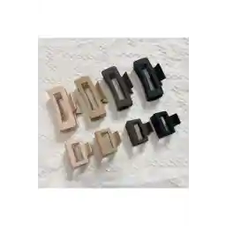 ست سگک زن 8 تیکه قهوه ای مونالیسا