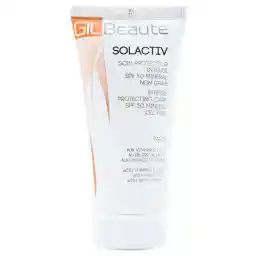 کرم ضد آفتاب رنگی ژیل بوته مدل Mineral SPF 50 مناسب پوست چرب و حساس حجم 50 میل - بژ روشن