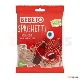 پاستیل شکری ببتو مدل Spaghetti با طعم نوشابه 60 گرم