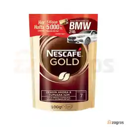 پودر قهوه فوری نسکافه Gold وزن 100 گرم