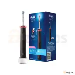 مسواک برقی اورال بی مدل Pro3 3000 Sensitive Clean رنگ مشکی