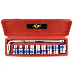 آچار بکس و سری بکس جاب مدل JB-200010 W مجموعه 10 عددی