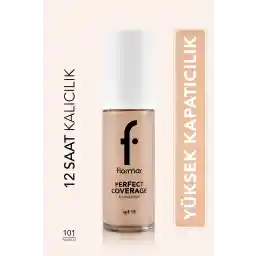 فونداسیون با رنگدانه بالا و نیمه براق با پوشش کامل فلورمار SPF15